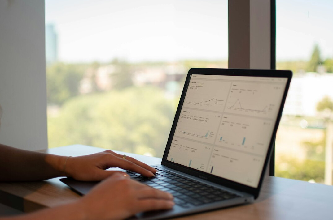 person learning programming on laptop