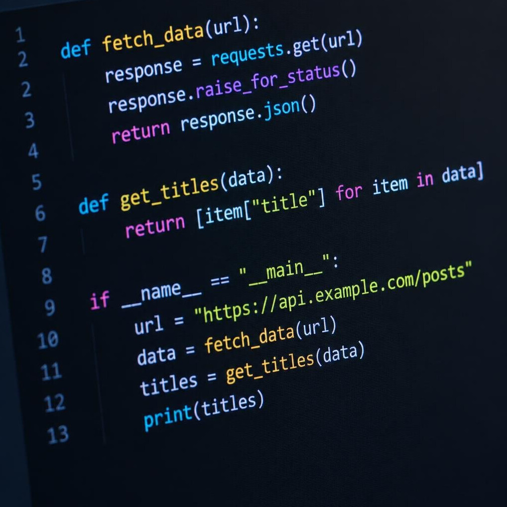 Close-up of JavaScript code on a screen